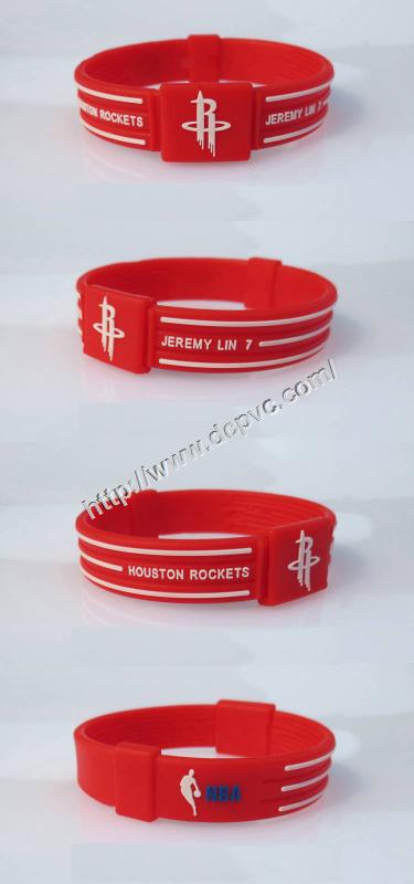 nba硅膠手環